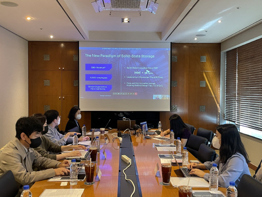 20일 서울시 강남구 오크우드프리미어 코엑스센터에서 솔리다임의 소비자용 SSD 신제품 'P44 프로' 출시 기자간담회가 진행되고 있다. 솔리다임 제공